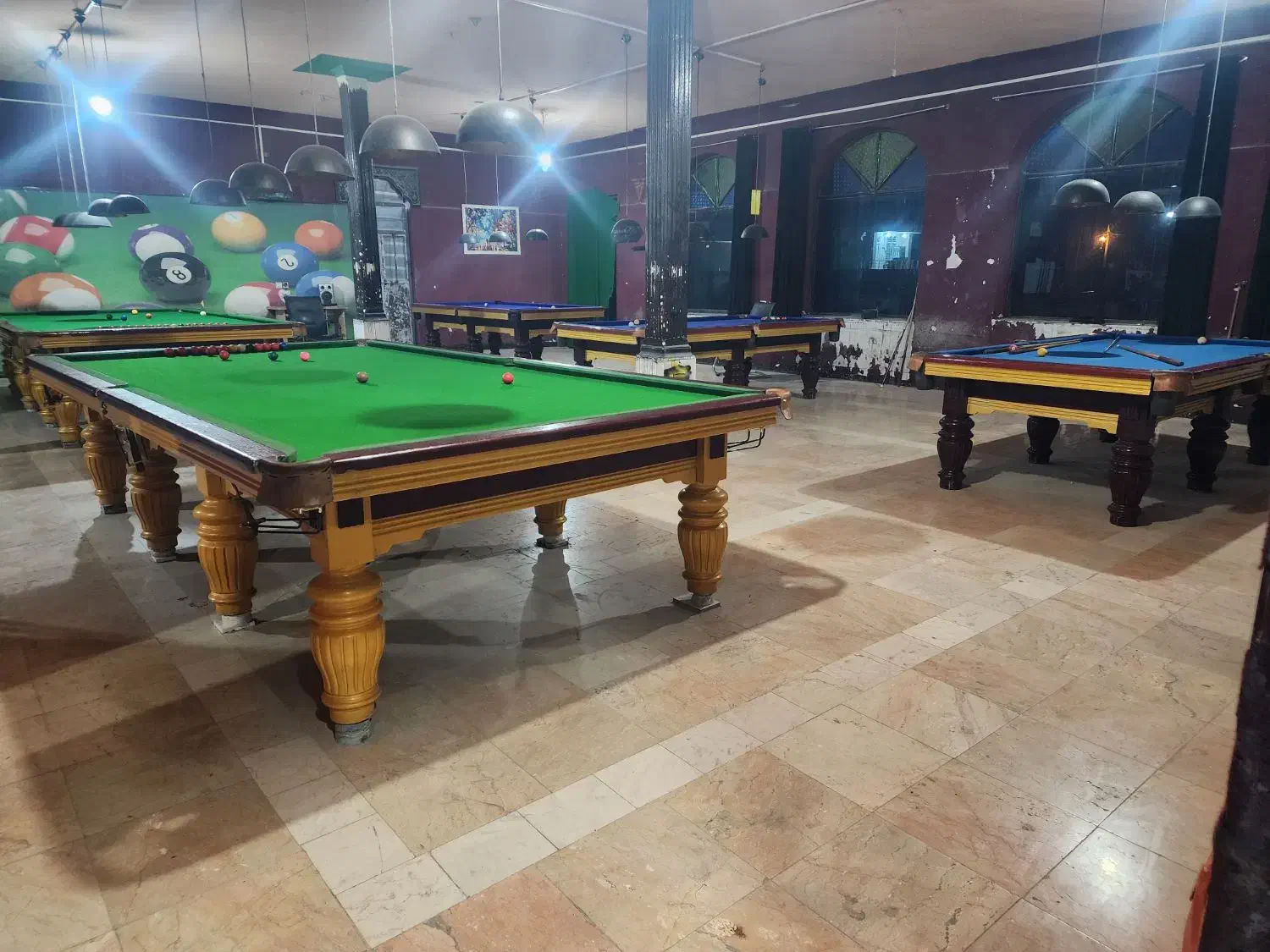 بیلیارد و اسنوکر با تجهیزات کامل فروش یا مشارکت|تجهیزات ورزشی|شیراز, شهرک بهشتی|دیوار