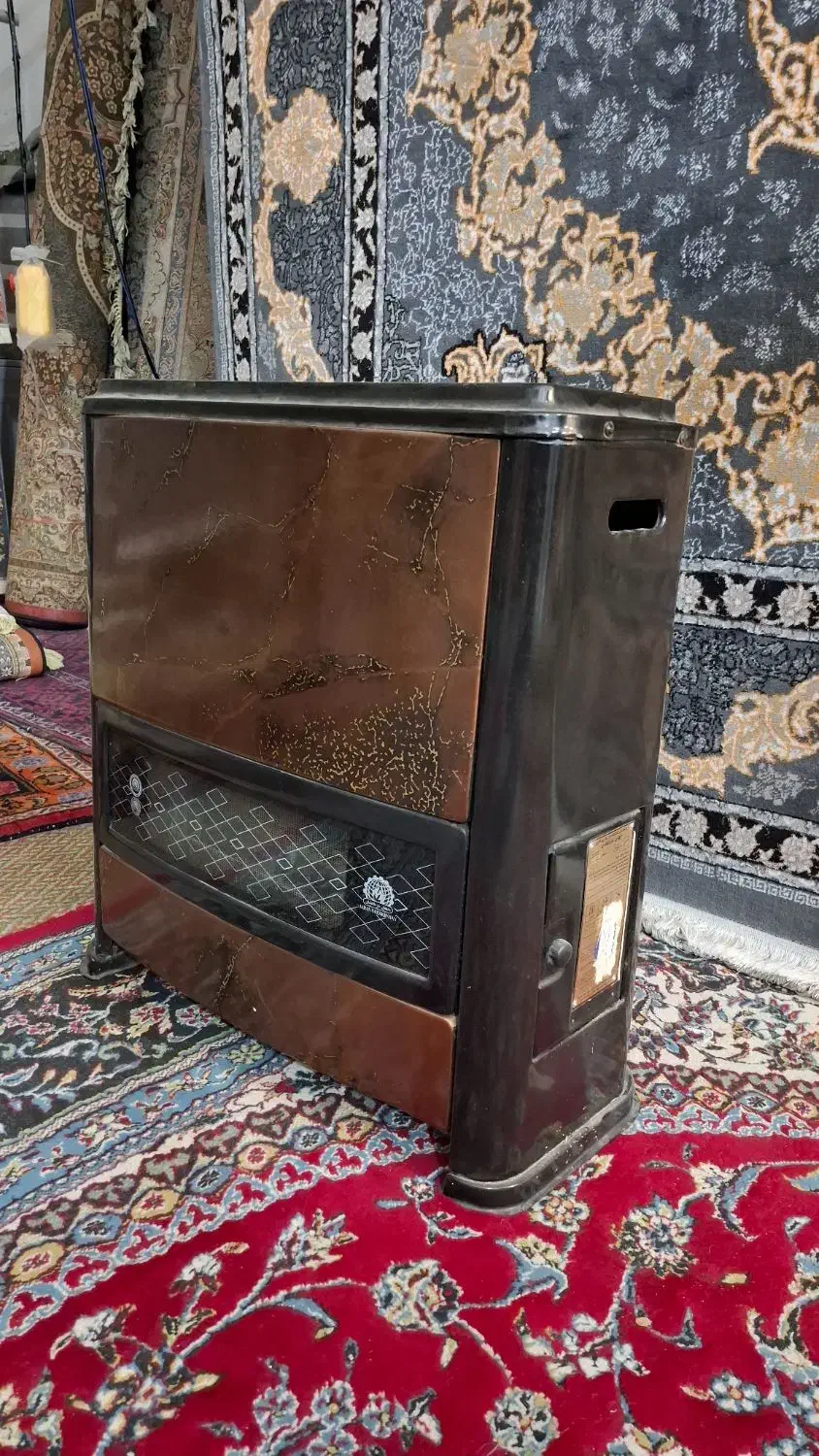 بخاری گازی آلیاژ سنگین وصحفه چدنی وپرحرات|بخاری، هیتر، شومینه|گنبد کاووس, |دیوار