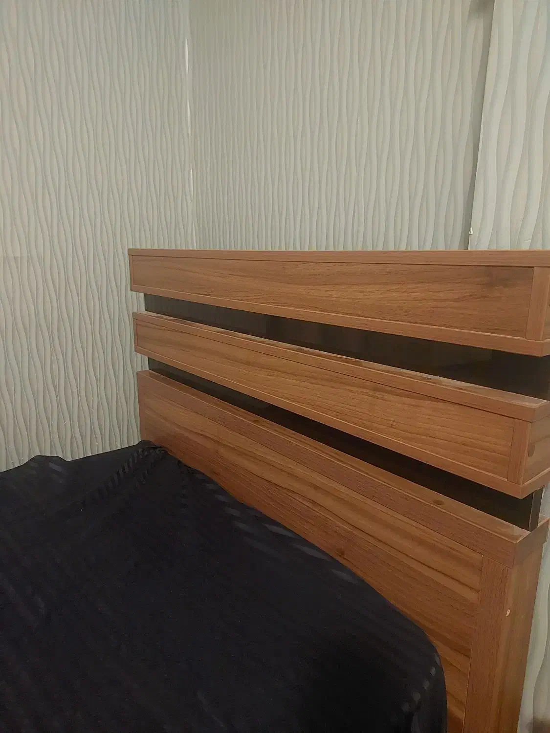 دوعدد تخت خواب چوبی|تخت و سرویس خواب|تهران, اختیاریه|دیوار