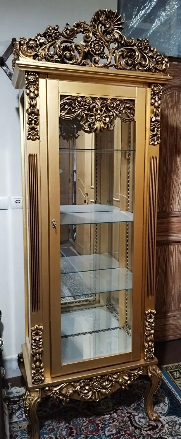 ویترین چوبی و شیشه ای|بوفه، ویترین، کنسول|اصفهان, دوطفلان|دیوار