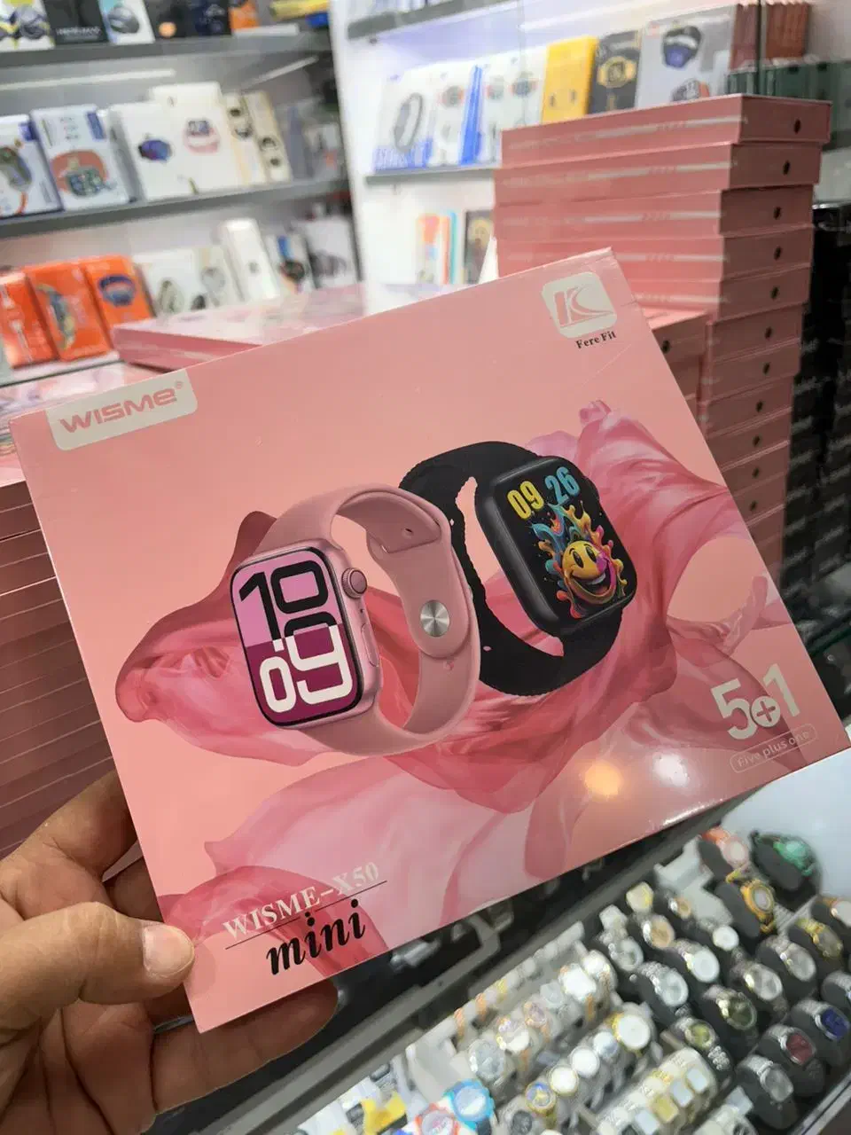 اپل واچ دخترانه سری 10 با 5 بند اضافه مدل X50 Mini|ساعت|کرج, شهرک بهداری|دیوار