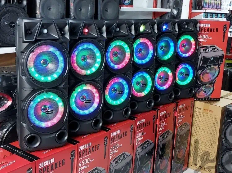 اسپیکر بلوتوثی چمدانی 16 اینچ دو باند مدل 8210-ZQS|پخش‌کننده همراه|شیراز, نصر|دیوار