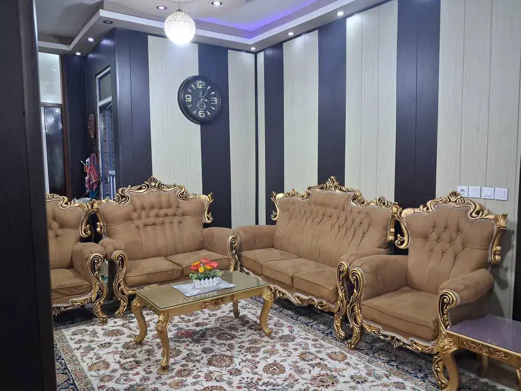 مبل سلطنتی ۷ نفره سالم|مبلمان خانگی و میز عسلی|ایذه, |دیوار