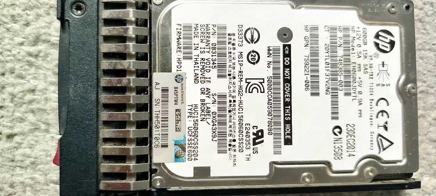 HP 600GB 15K SAS 6Gb (SFF 2.5) براکت اورجینال|قطعات و لوازم جانبی رایانه|تهران, فلاح|دیوار