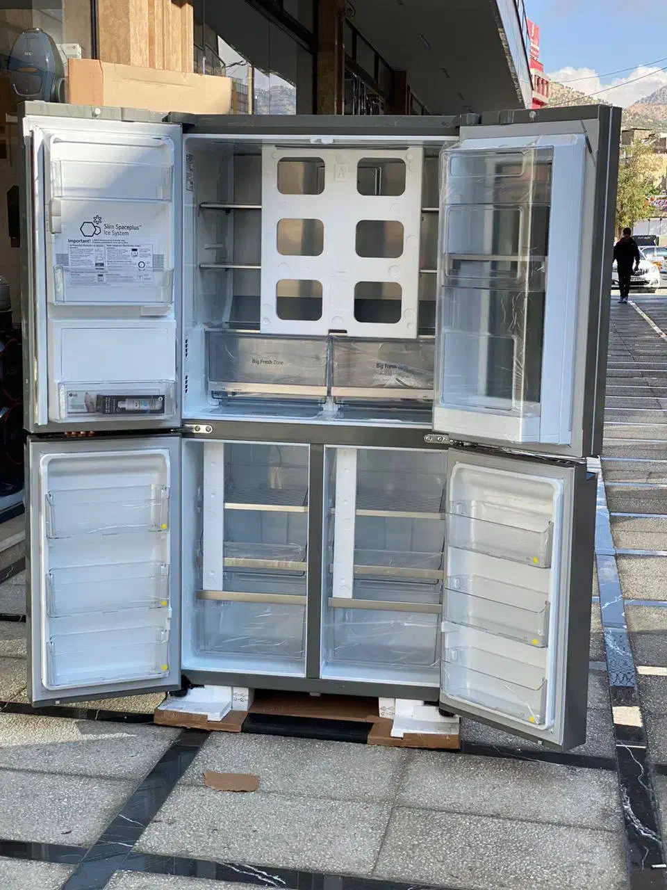 پخش تک و عمده ساید الجی مدل X945 کره ای|یخچال و فریزر|مشهد, شهرک لشکر (شهرک غرب)|دیوار