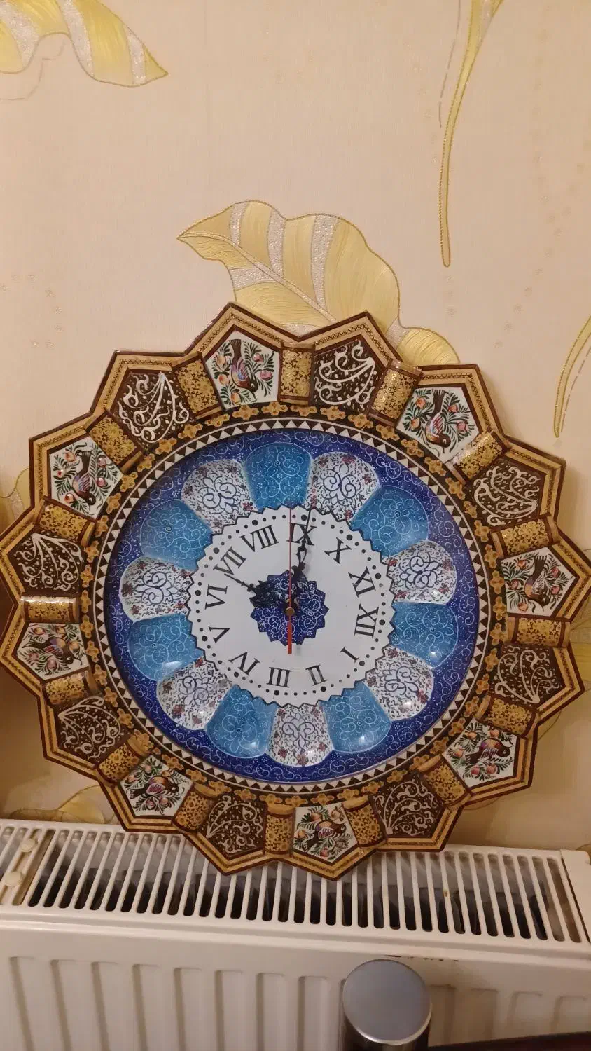 ساعت دیواری خاتم کاری ۲عدد|ساعت دیواری و تزئینی|تبریز, |دیوار