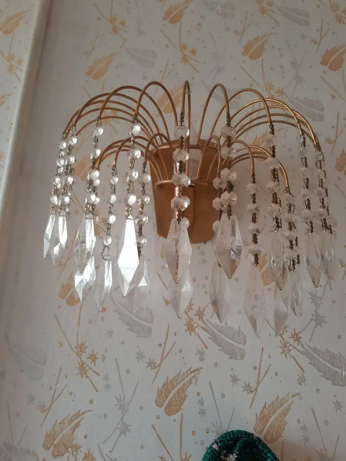 لوستر|لوستر و چراغ آویز|بهارستان, |دیوار