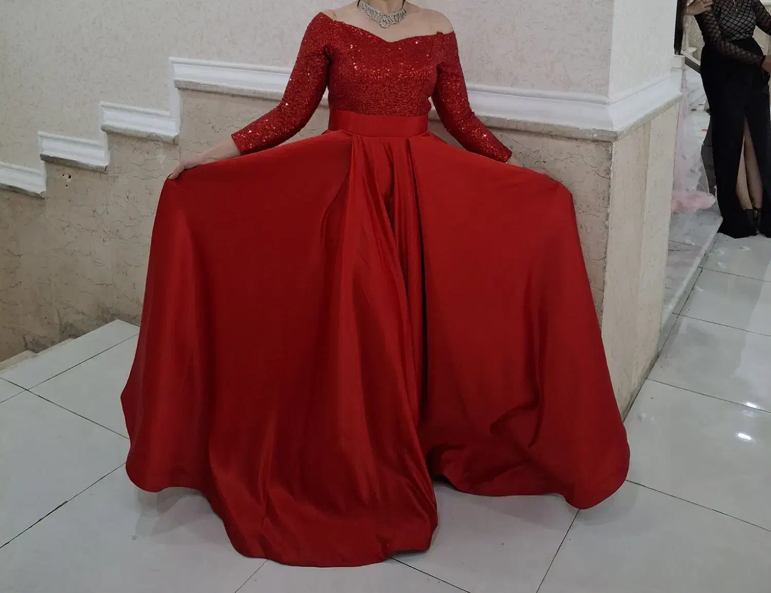 لباس مجلسی پفی عروسکی بلند|لباس|محمدشهر, شهرک چمران|دیوار