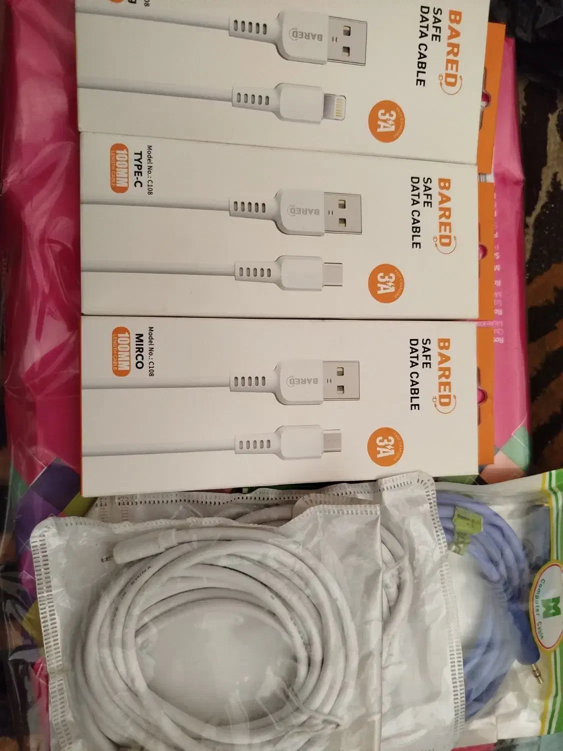 فروش ویژه کابل شارژ گوشی و تبلت با کیفیت مناسب|لوازم جانبی موبایل و تبلت|خرمآباد, |دیوار