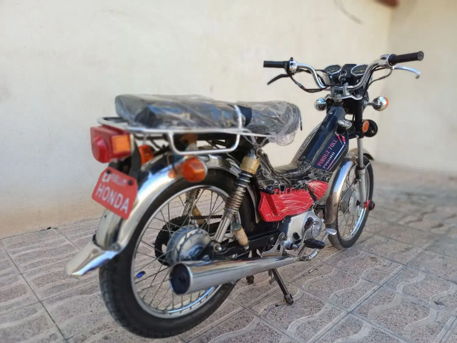 موتور پیشرو 70cc مدل 1389 پلاک ملی درحد خشک|موتورسیکلت|میانه, |دیوار