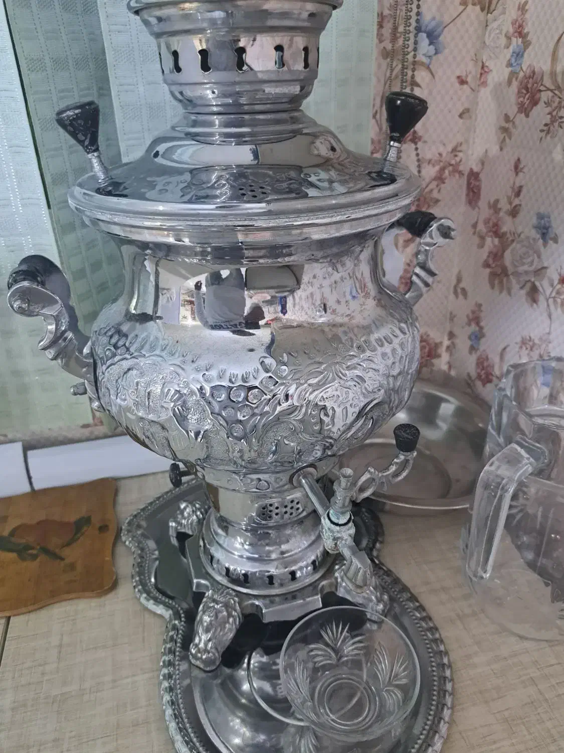 سماور گازی|سماور، چای‌ساز، قهوه‌ساز|خوی, |دیوار