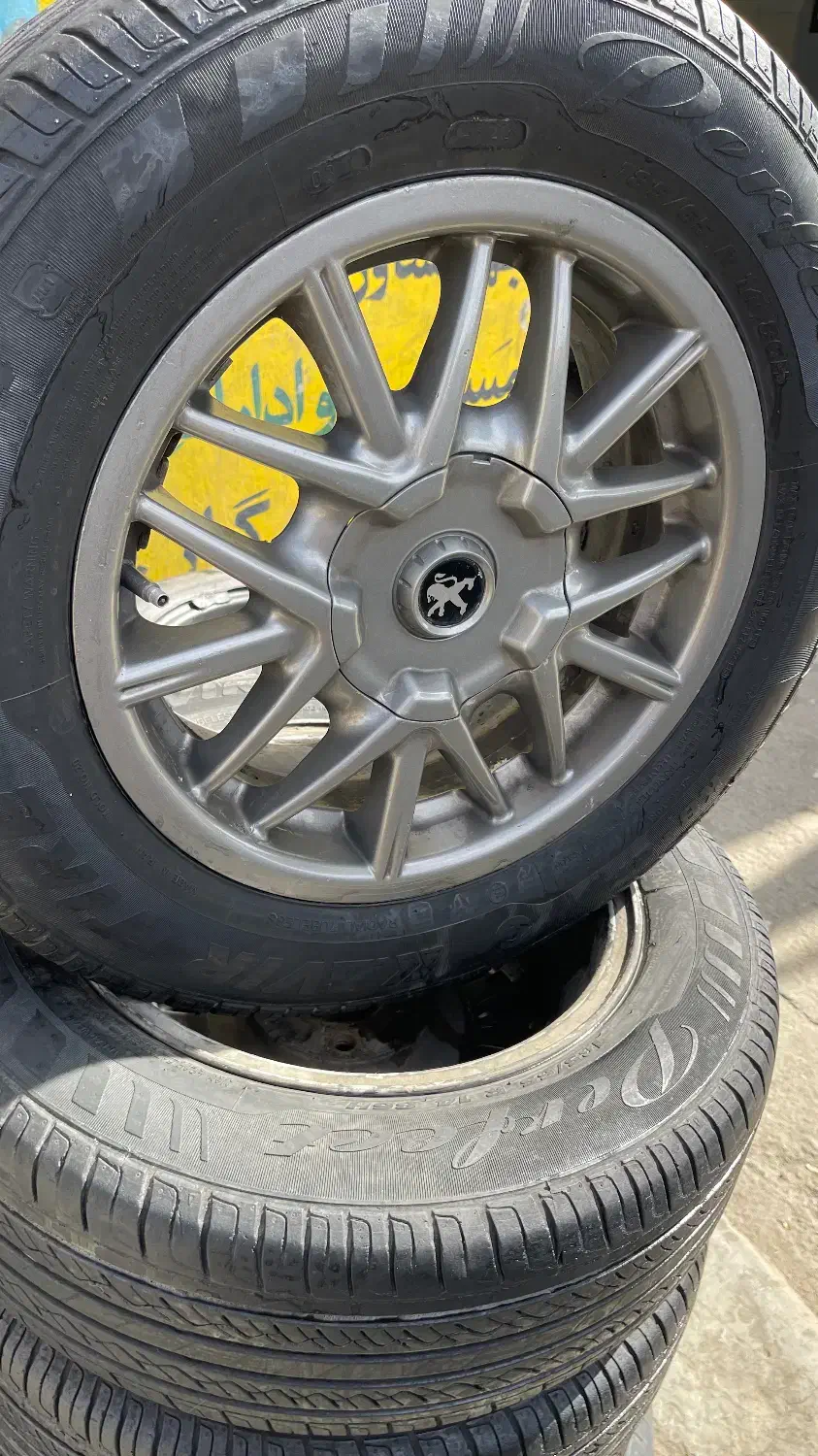 رینگ خرچنگی دودی دور۱۴|قطعات یدکی و لوازم جانبی|ایرانشهر, |دیوار