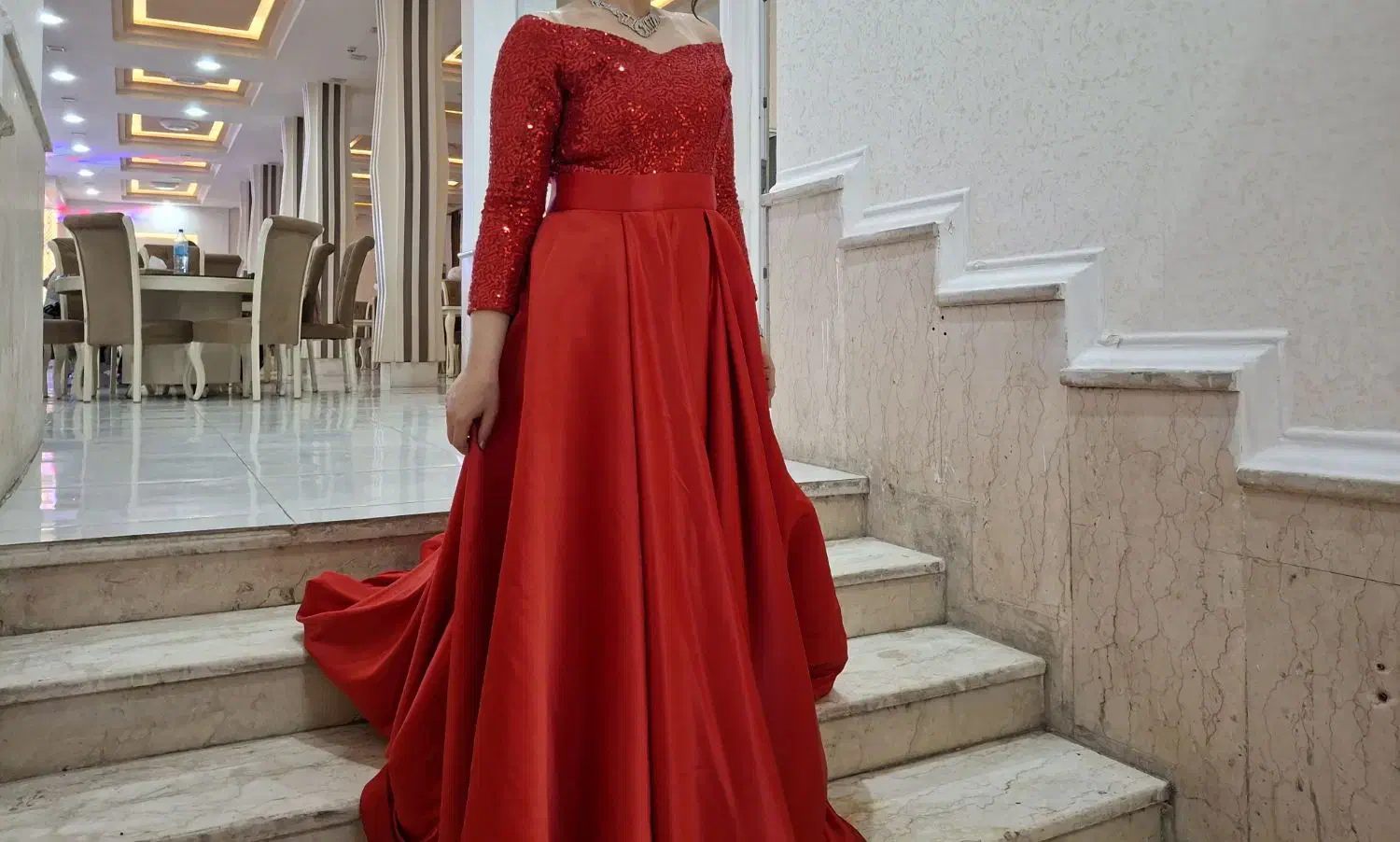 لباس مجلسی پفی عروسکی بلند|لباس|محمدشهر, شهرک چمران|دیوار