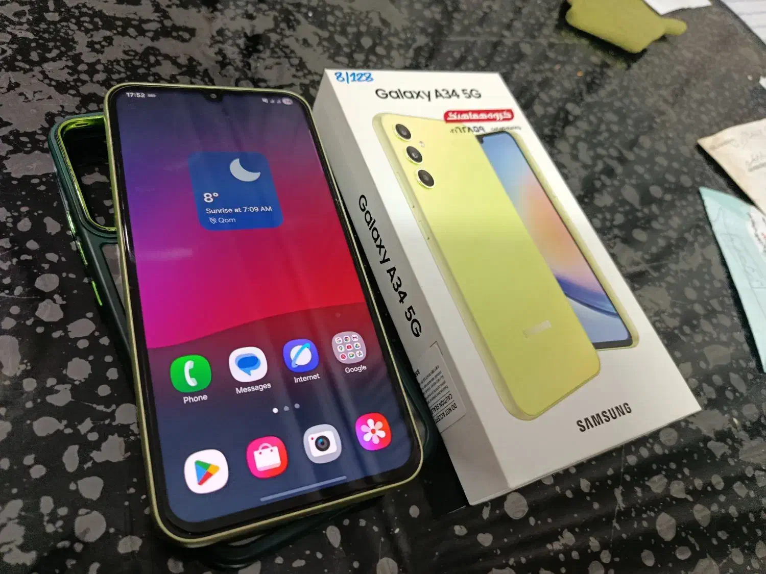 سامسونگ A34 رام8 درحد نو|موبایل|قم, باجک سه|دیوار