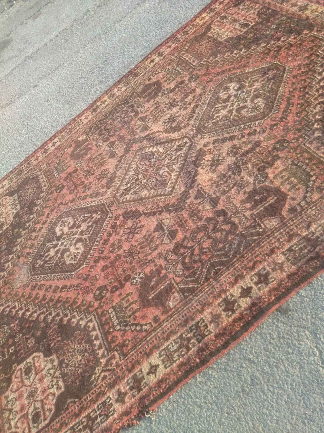 گلیم گبه 2عدد قدیمی|گلیم، جاجیم، گبه|برازجان, |دیوار