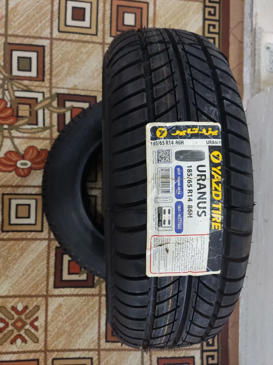 لاستیک یزد تایر 185/65/R14|قطعات یدکی و لوازم جانبی|شیراز, منطقه هوایی شهید دوران|دیوار