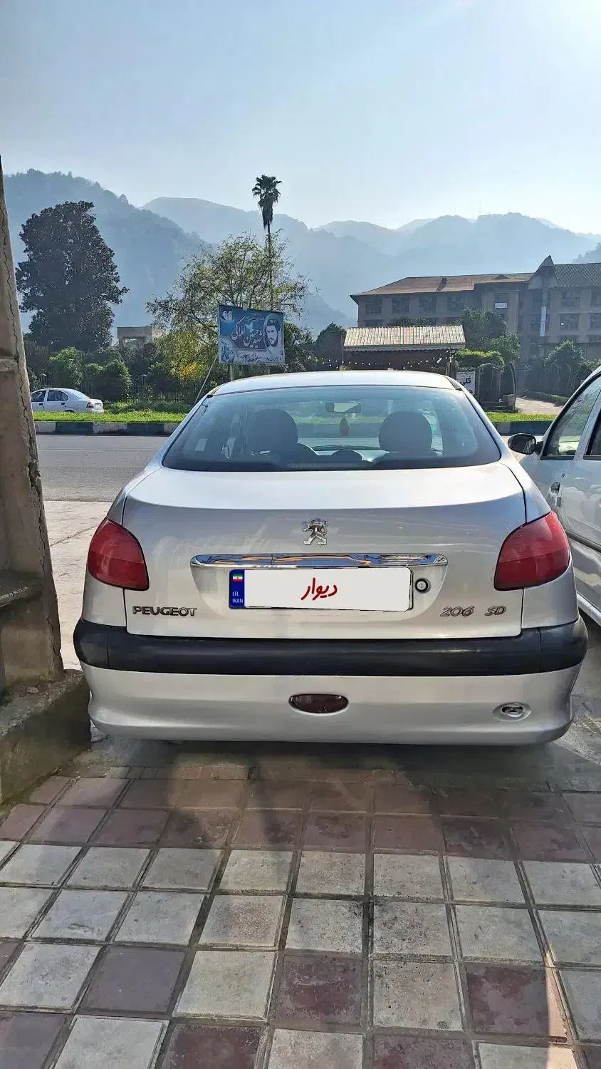 پژو ۲۰۶ sd مدل ۱۳۸۷|خودرو سواری و وانت|لنگرود, |دیوار