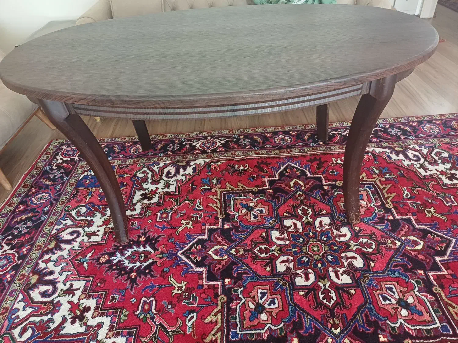 میز غذا خوری سالم|میز و صندلی غذاخوری|اهر, |دیوار