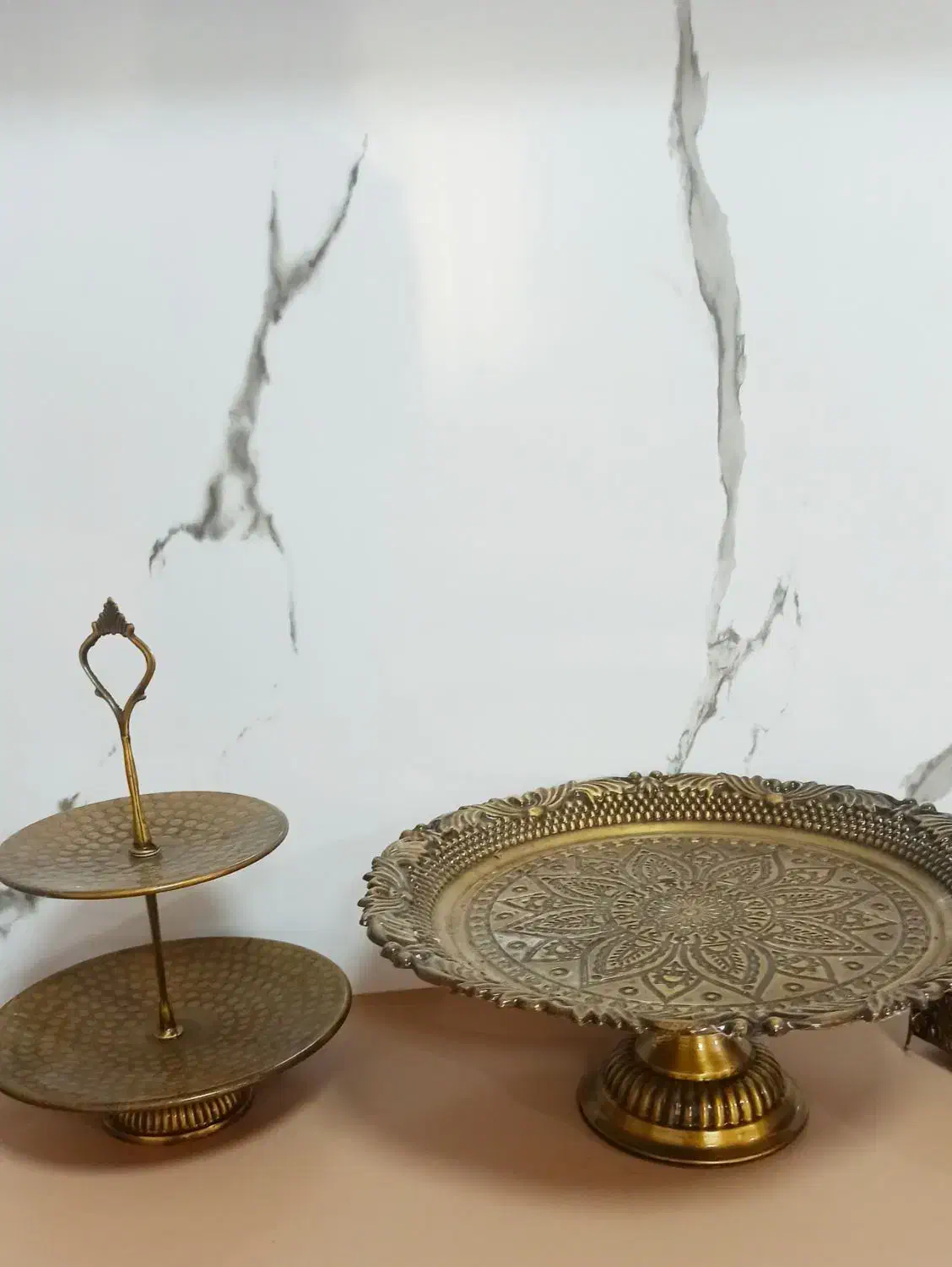 سرویس پذیرایی ۵پارچه آنتیک|ظروف سرو و پذیرایی|گرگان, |دیوار