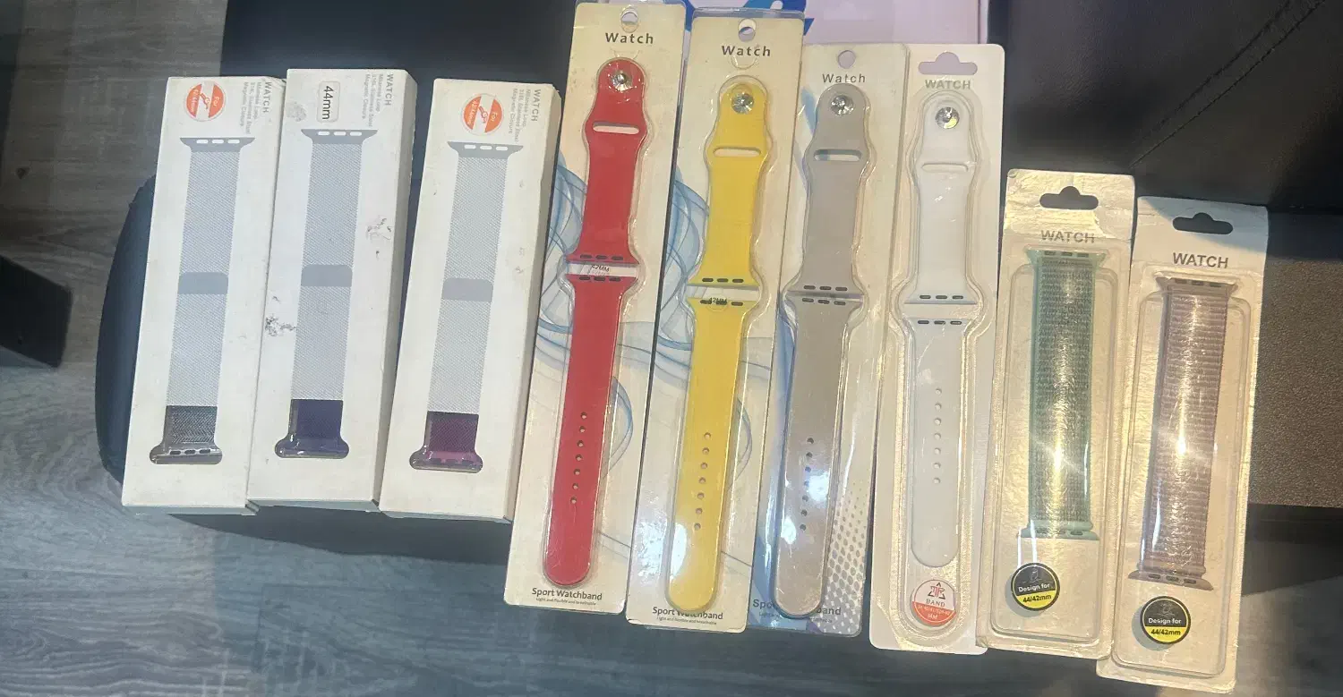 ۹ عدد بند اپل واچ سایز ۴۲-۴۴|لوازم جانبی موبایل و تبلت|تهران, فردوسی|دیوار