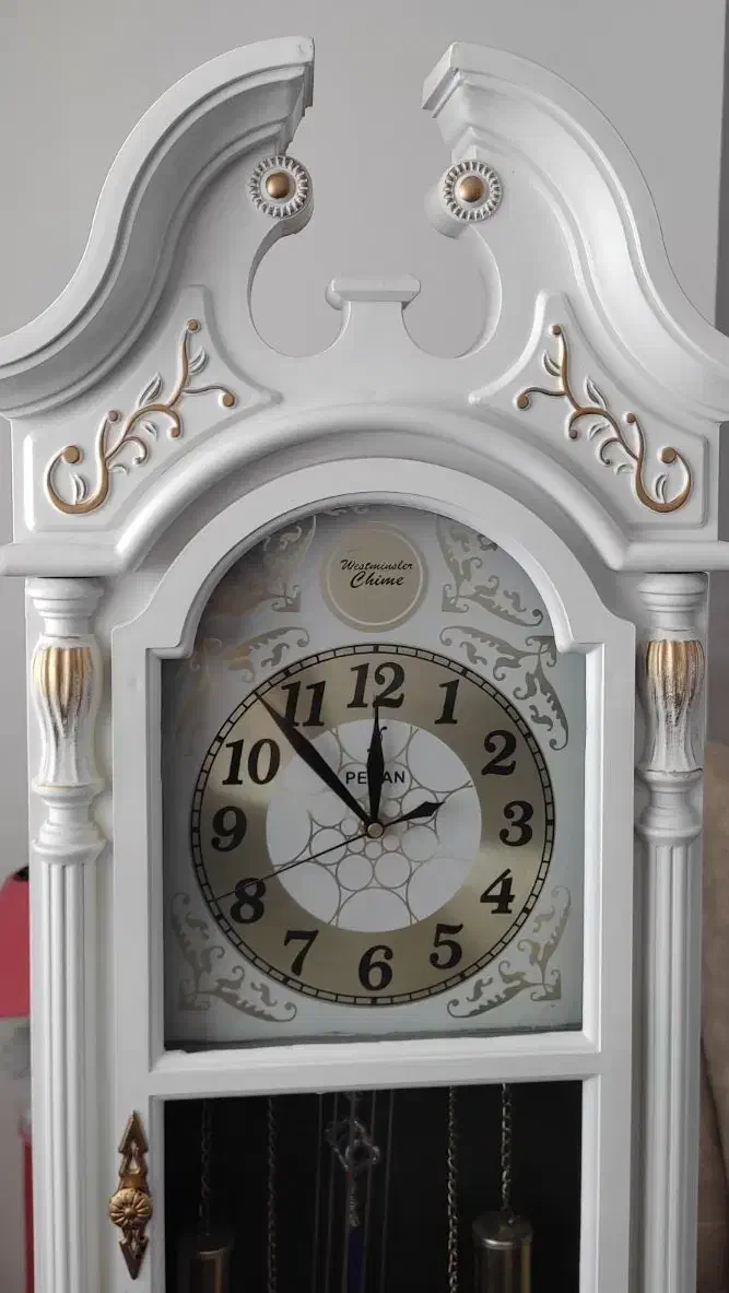 ساعت ایستاده سفید رنگ|ساعت دیواری و تزئینی|همدان, |دیوار