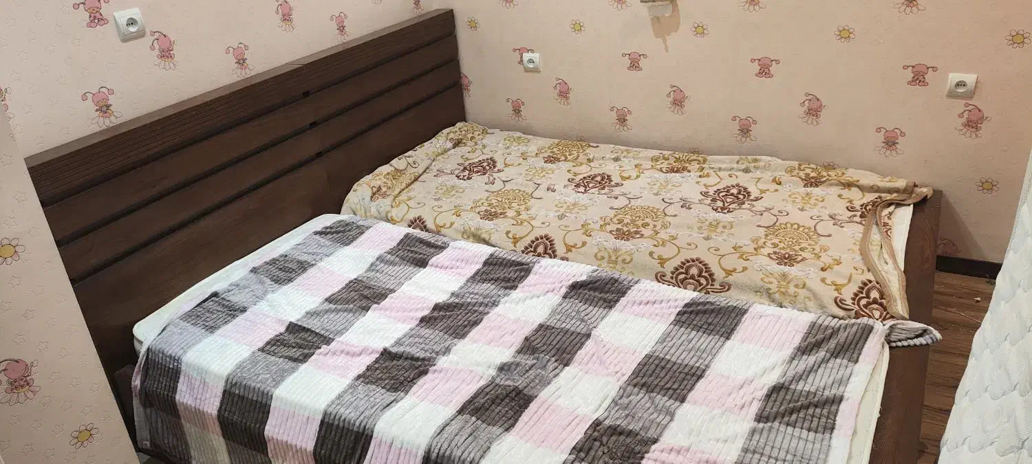 دو عدد تخت نوجوان|تخت و سرویس خواب|شهریار, شهریار|دیوار