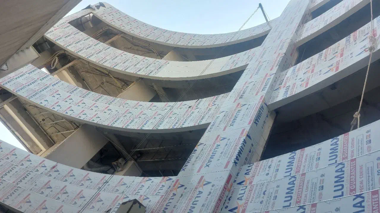 اجرای نمای کامپوزیت چوب ترمو انواع تابلو های مدرن|خدمات پیشه و مهارت|قیدار, |دیوار