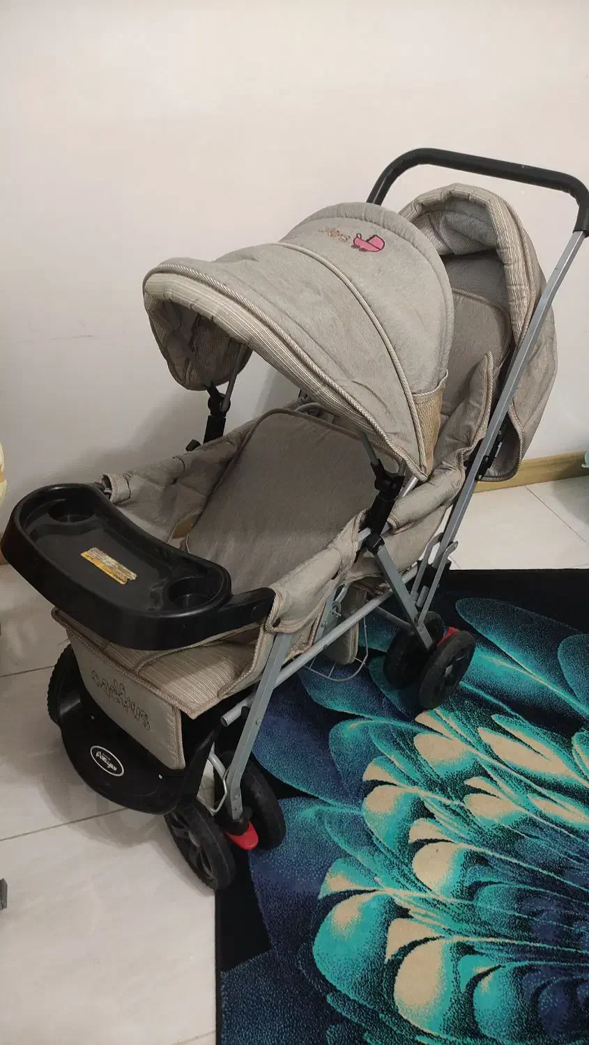 کالاسکه دو قلویی|کالسکه و لوازم جانبی|رشت, کوی مهر|دیوار