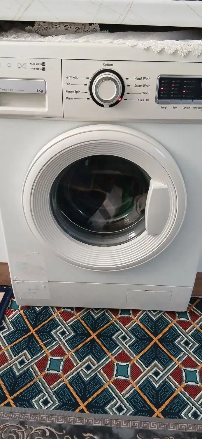 لبلسشویی اتومات دوو ۸ کیلو|ماشین لباسشویی و خشک‌کن لباس|چناران, |دیوار