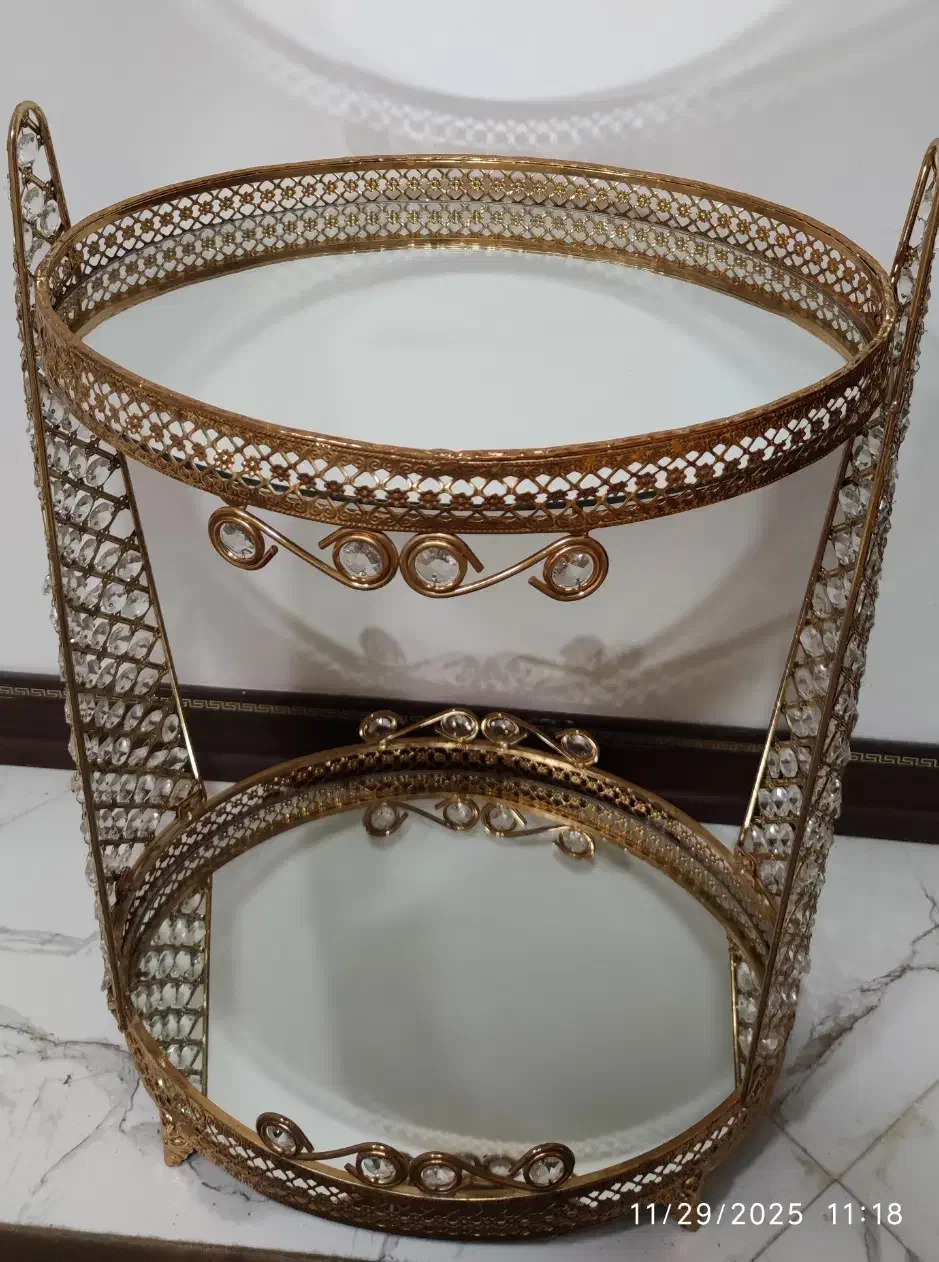 میز بار آبکاری طلا|مبلمان خانگی و میز عسلی|فردوس (خراسان), |دیوار