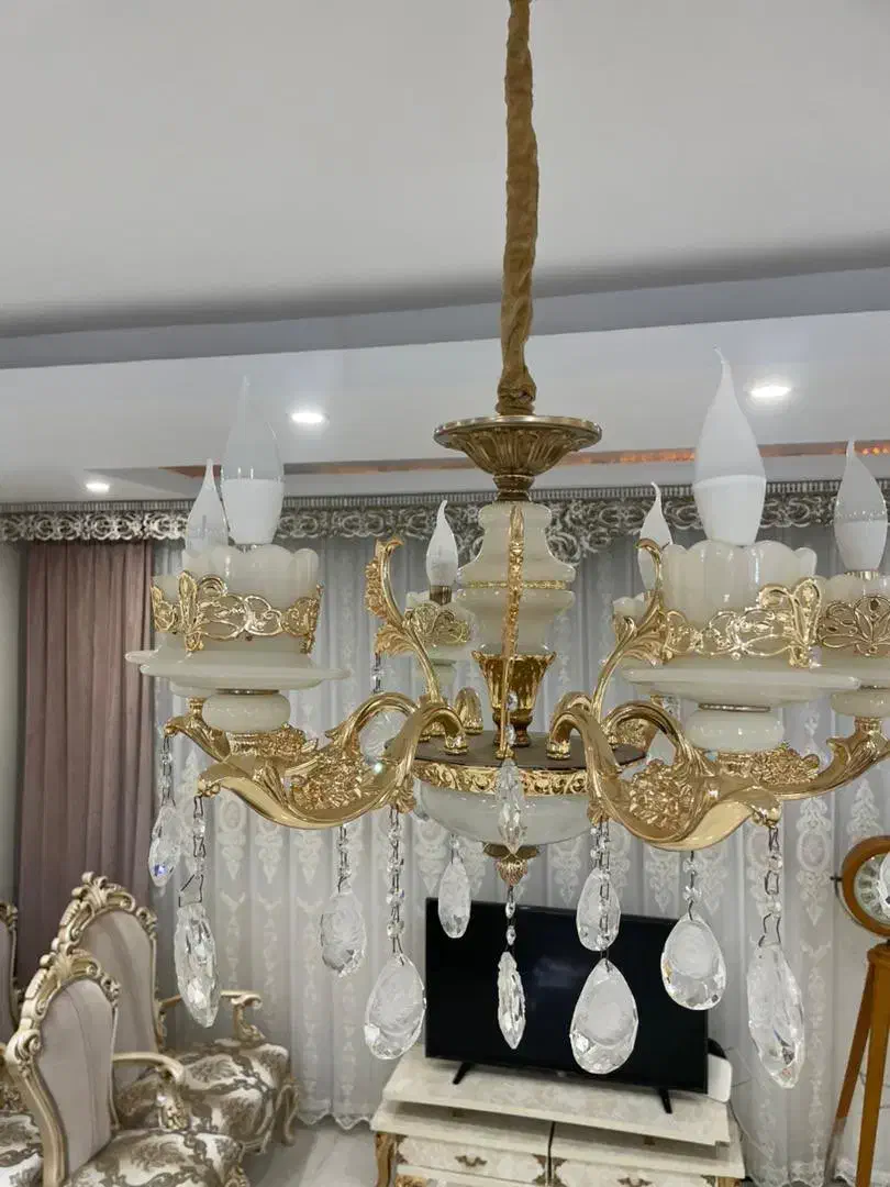 لوستر وارداتی نو|لوستر و چراغ آویز|کرج, برغان|دیوار