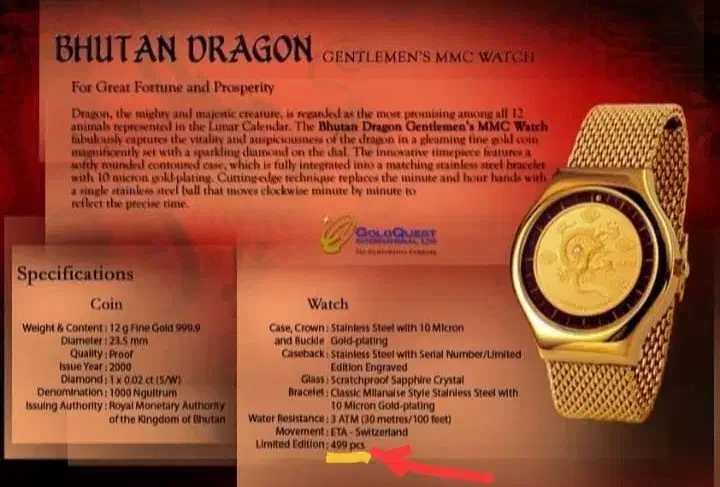 ساعت طلا، دراگون تاجدار، لاکچری و فوق‌العاده نایاب|کلکسیون اشیاء عتیقه|تهران, زعفرانیه|دیوار