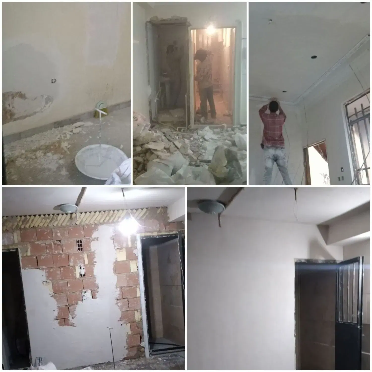 گچکارگچ کار پنل گچی کناف تخریب خرده کاری کل تهران|خدمات پیشه و مهارت|تهران, زرگنده|دیوار