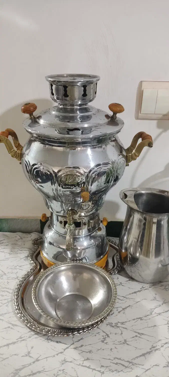 سماور گازی|سماور، چای‌ساز، قهوه‌ساز|صومعه‌سرا, |دیوار