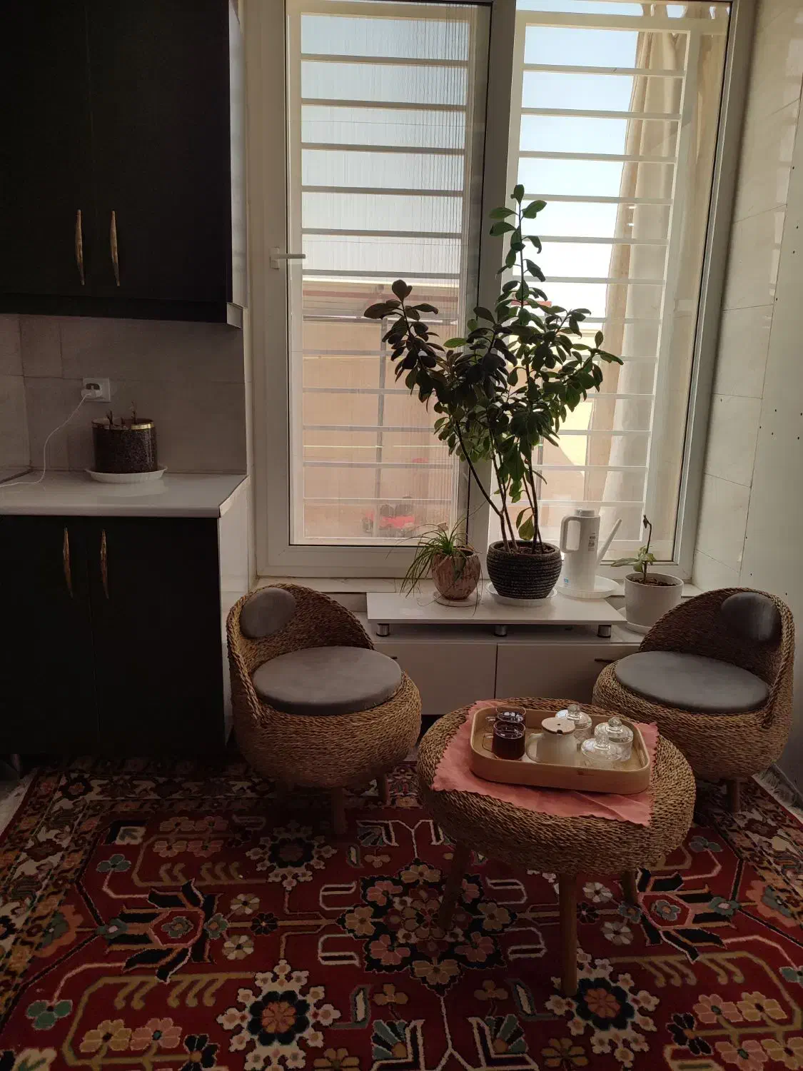 میز و صندلی حصیری|میز و صندلی غذاخوری|جم, |دیوار