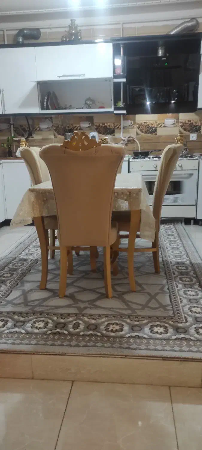 ناهار خوری چهار نفره|میز و صندلی غذاخوری|کوهدشت, |دیوار