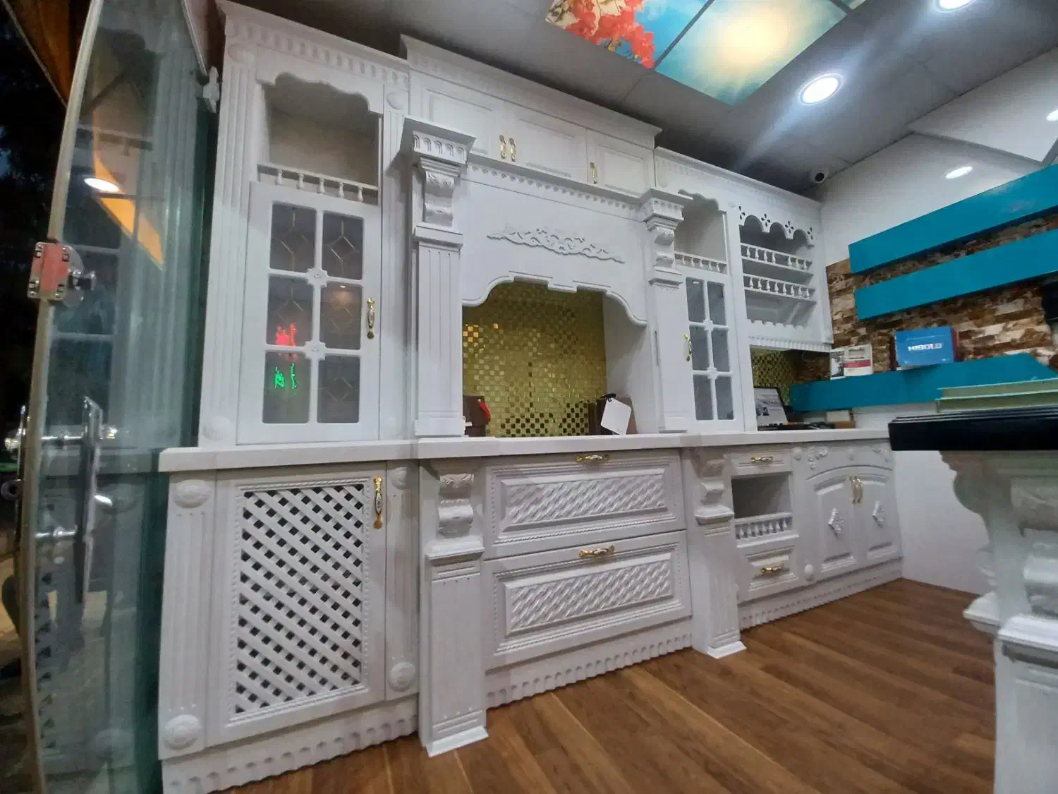 فروش دکور کابینت|کتابخانه، شلف، قفسه‌های دیواری|اسفراین, |دیوار