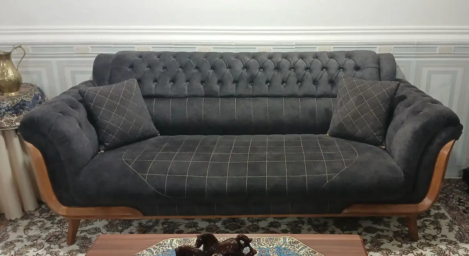 مبلمان ۱۱ نفره|مبلمان خانگی و میز عسلی|قرق, |دیوار