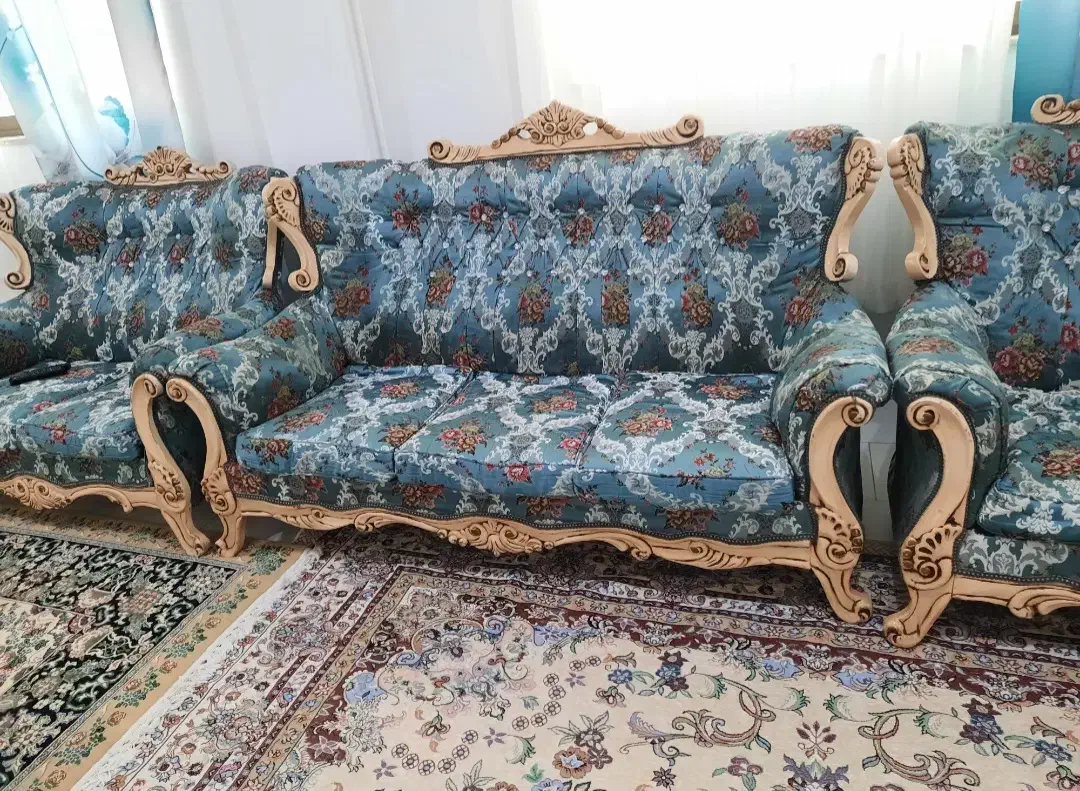 مبل سلطنتی|مبلمان خانگی و میز عسلی|لاهیجان, فیاض|دیوار