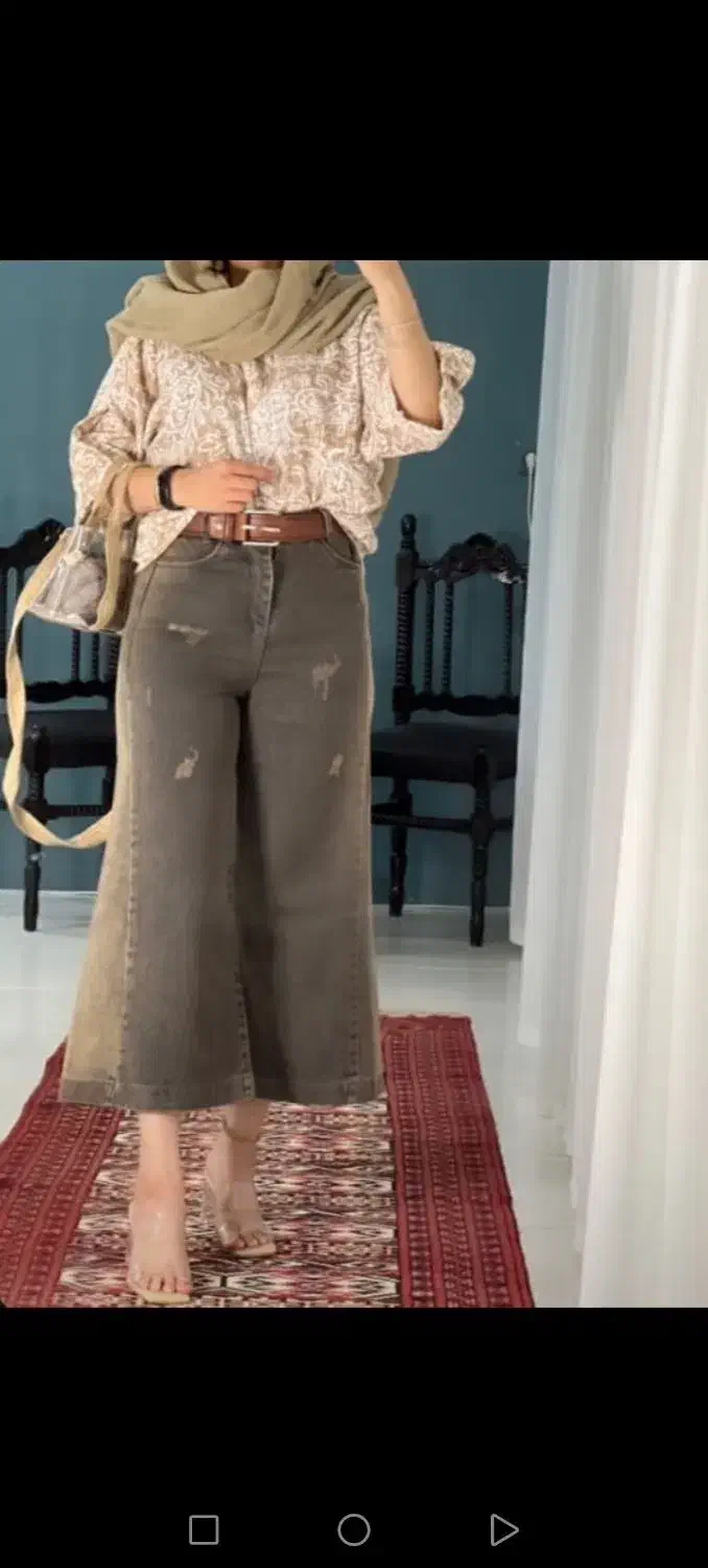 شلوار واید لگ شافل بگ جین اصلی نو سایز32|لباس|بهبهان, |دیوار