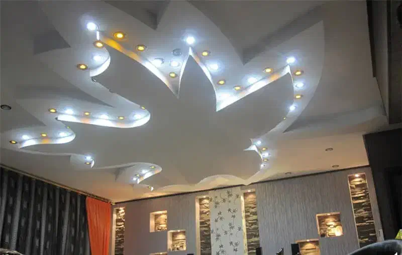 سقف و دیوار کاذب کناف pvc کلیک (pvc و گچی)|خدمات پیشه و مهارت|یزد, |دیوار