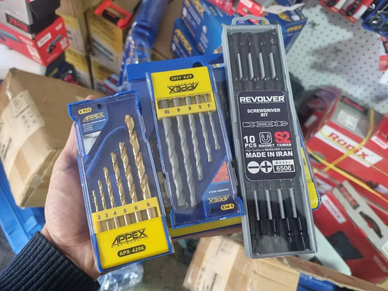 ست مته ترکیبی سنگ چوب آهن و سرپیچگوشتی تایوانی|ابزارآلات|مریوان, |دیوار