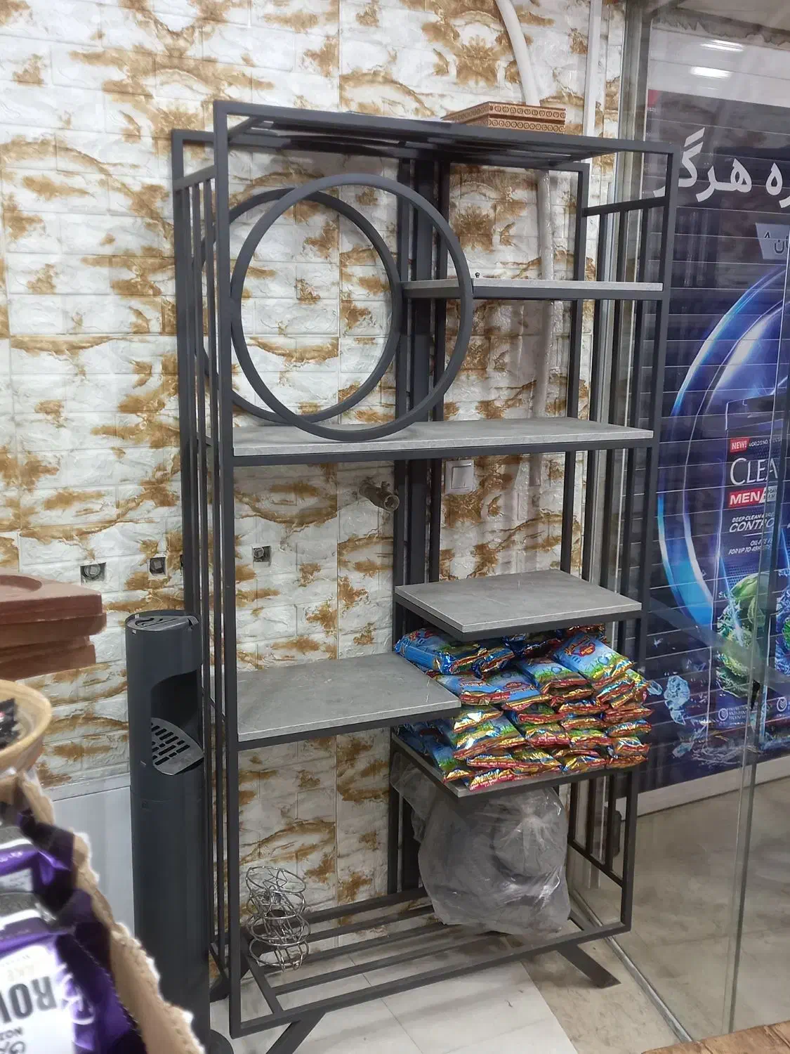 شلف فلزی ۵ طبقه|کتابخانه، شلف، قفسه‌های دیواری|اصفهان, برازنده|دیوار