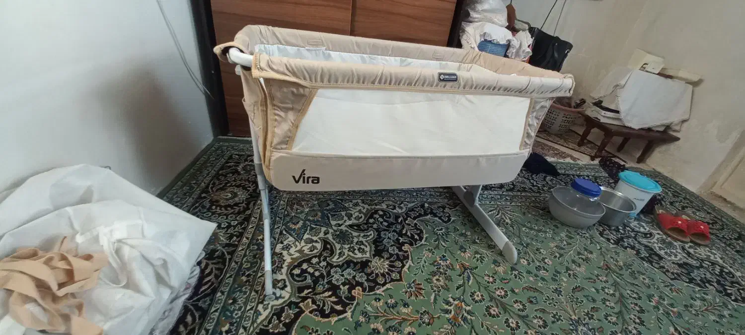 گهواره نوزاد مدل Vira...تعویضی  با قناری|اسباب و اثاث بچه|ورامین, ورامین|دیوار