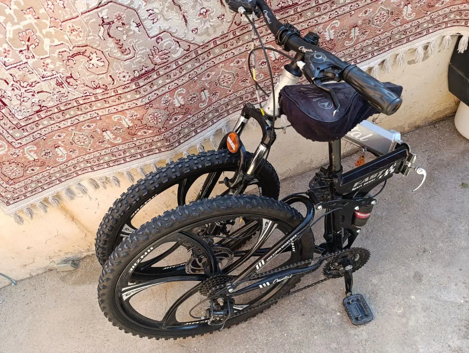 دوچرخه 26 تاشو مدل کریستال|دوچرخه، اسکیت، اسکوتر|شوش, |دیوار