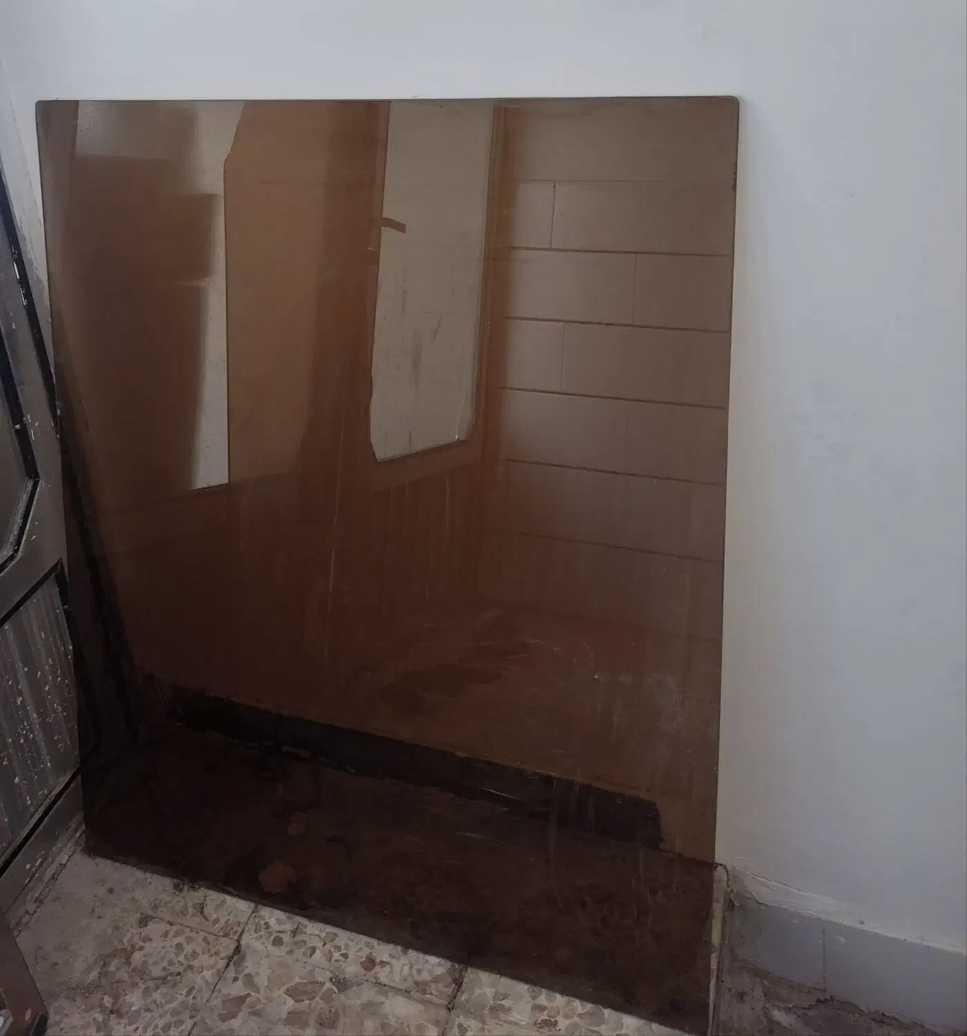 فروش فقط میز ناهار خوری ۶ نفره چوبی با روی شیشه|میز و صندلی غذاخوری|نجف‌آباد, گلدشت|دیوار