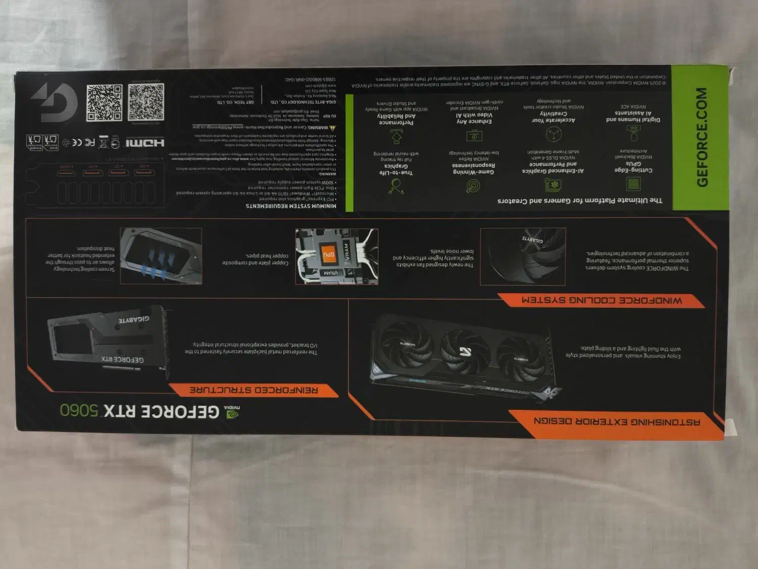گرافیک rtx 5060 oc gaming gygabyte 8g|قطعات و لوازم جانبی رایانه|بهار, |دیوار
