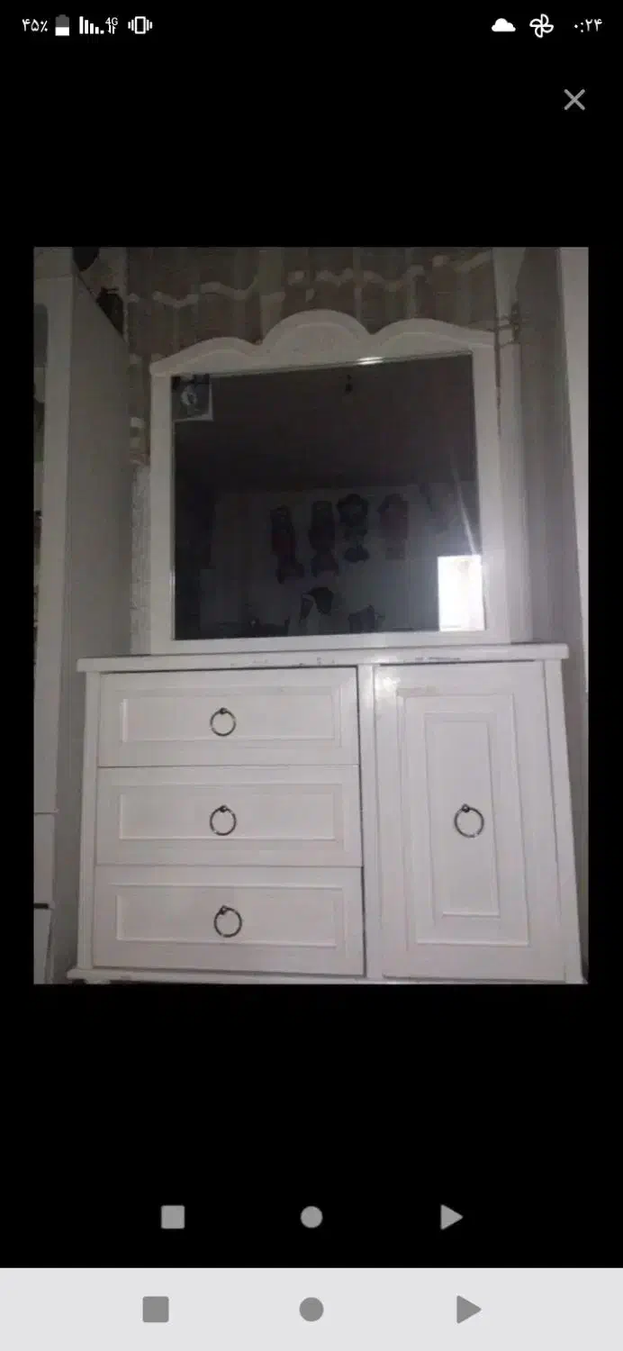 آینه دراور درحدنو|بوفه، ویترین، کنسول|چناران, |دیوار