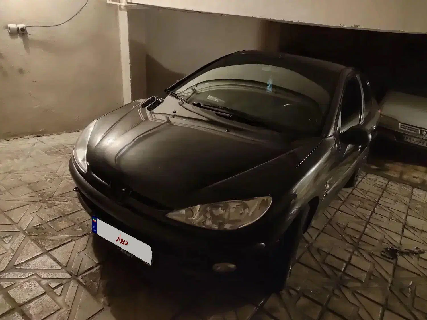 206 sd-v8 مدل93 مشکی|خودرو سواری و وانت|تهران, بریانک|دیوار