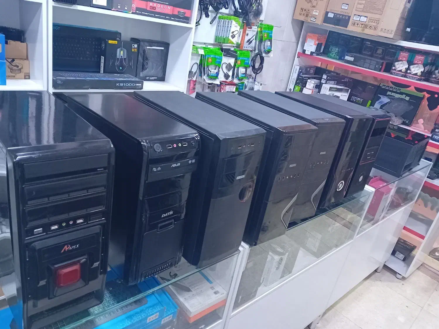 ۱۰ عدد کیس گیم نت آفلاین|رایانه رومیزی|کرج, حیدرآباد|دیوار